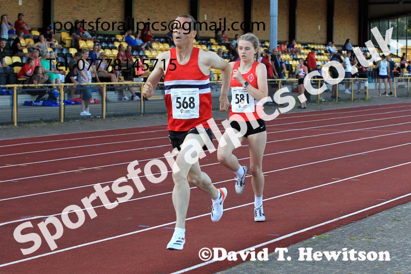 3000 metres, 2022 NEGP Monkton No. 6, Wednesday, Aug. 10th. Photo: David T. Hewitson/Sports for All Pics